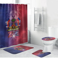 Haitian Zoe Bathroom Set Roaring Lion With Coat Of Arms