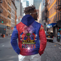 Haitian Zoe Hoodie Roaring Lion With Coat Of Arms