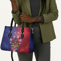 Haitian Zoe Leather Bag Roaring Lion With Coat Of Arms