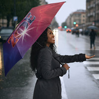 Haitian Zoe Umbrella Roaring Lion With Coat Of Arms