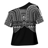 Philippines Igorot Tribal Inspired Cross Shoulder Shirt Black Version