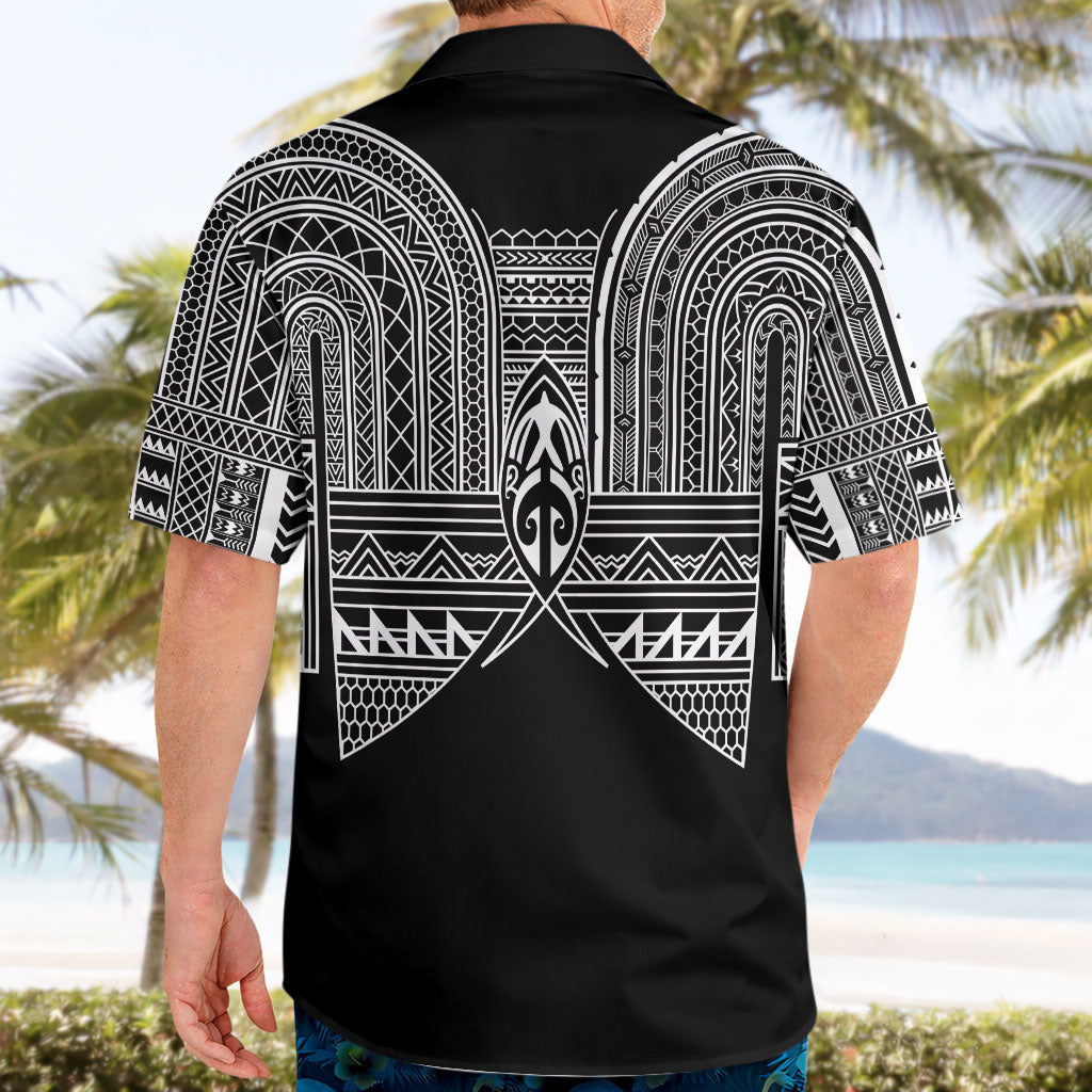 Philippines Igorot Tribal Inspired Hawaiian Shirt Black Version