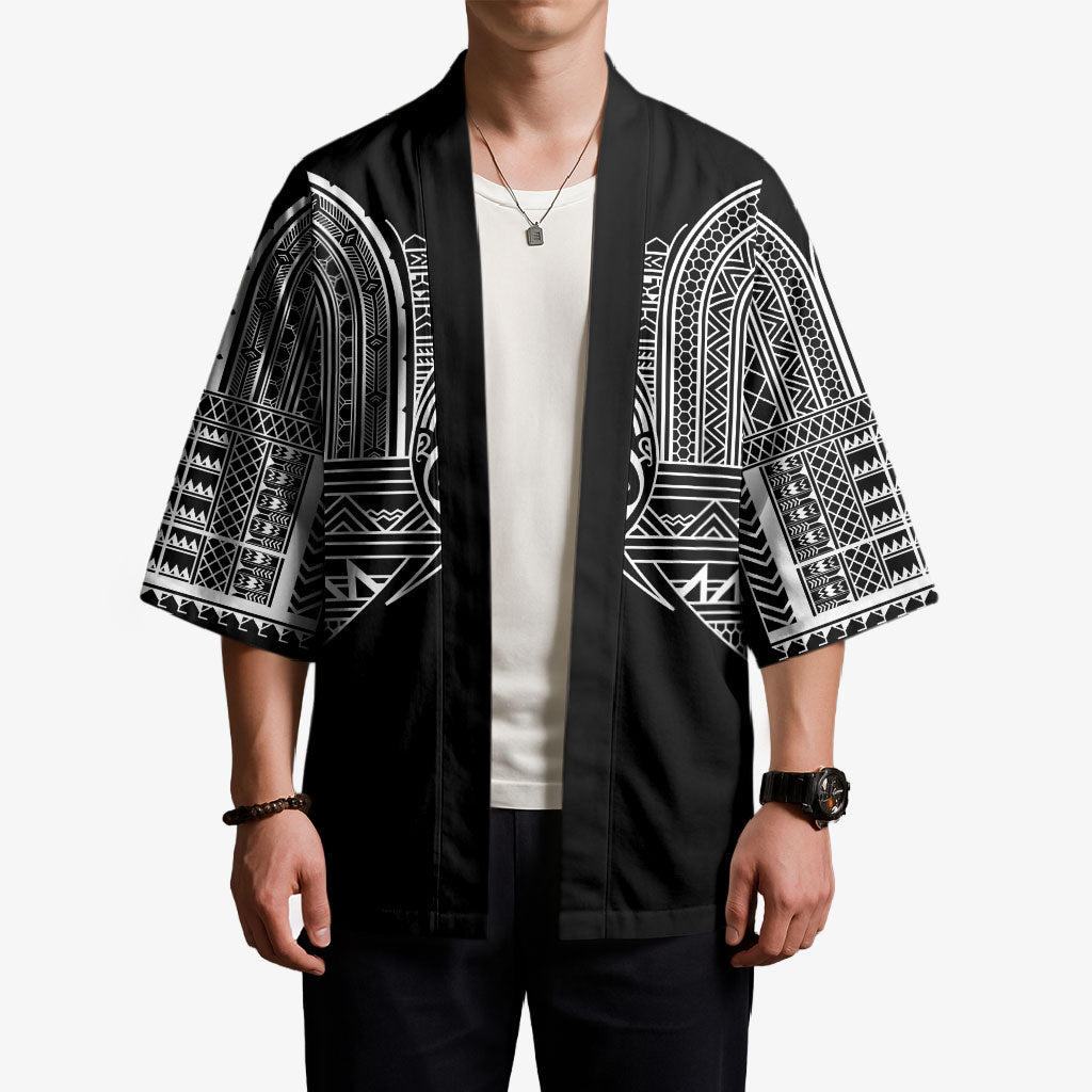 Philippines Igorot Tribal Inspired Kimono Black Version