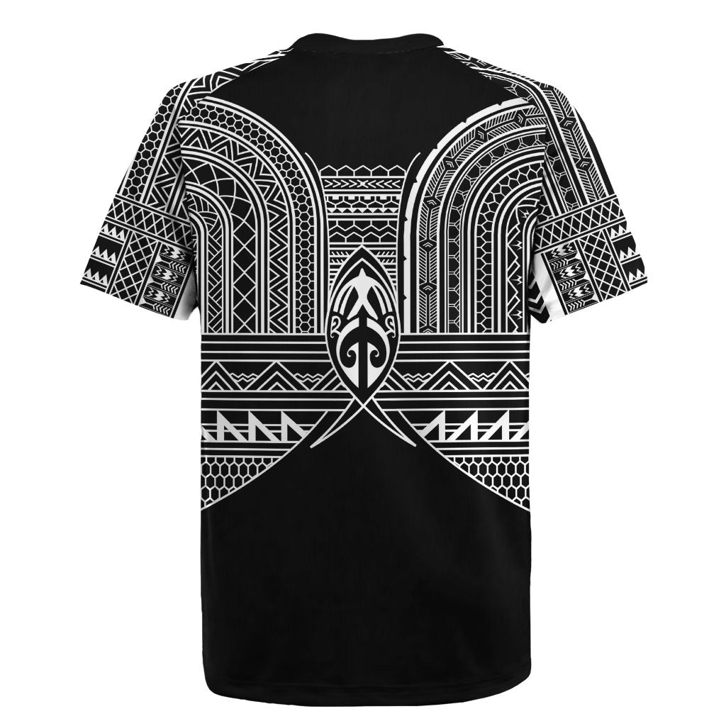 Philippines Igorot Tribal Inspired Rugby Jersey Black Version