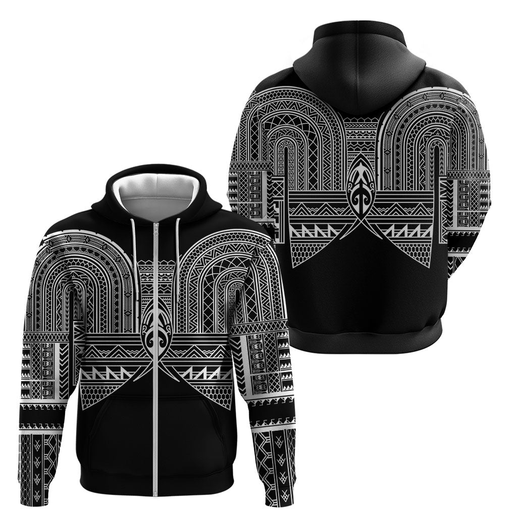 Philippines Igorot Tribal Inspired Zip Hoodie Black Version