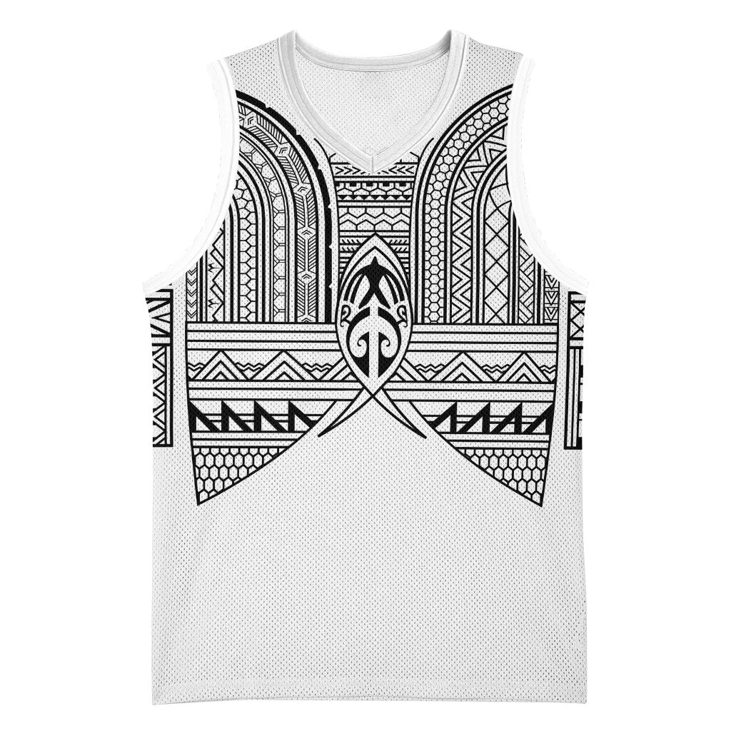 Philippines Igorot Tribal Inspired Basketball Jersey White Version
