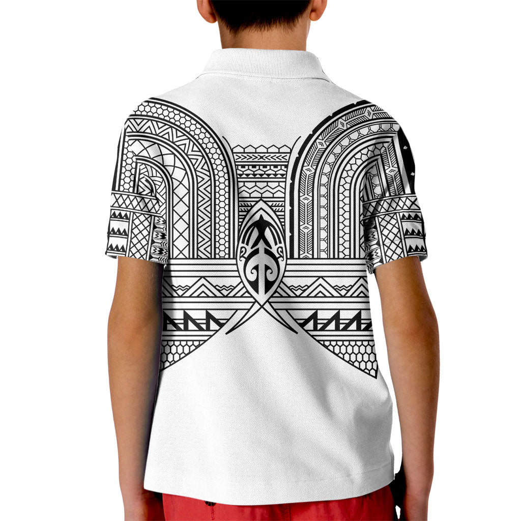 Philippines Igorot Tribal Inspired Kid Polo Shirt White Version