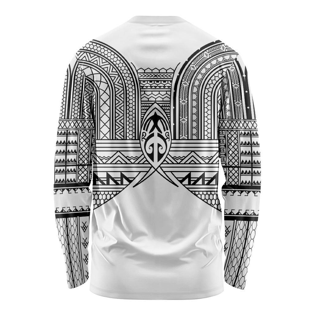 Philippines Igorot Tribal Inspired Long Sleeve Shirt White Version