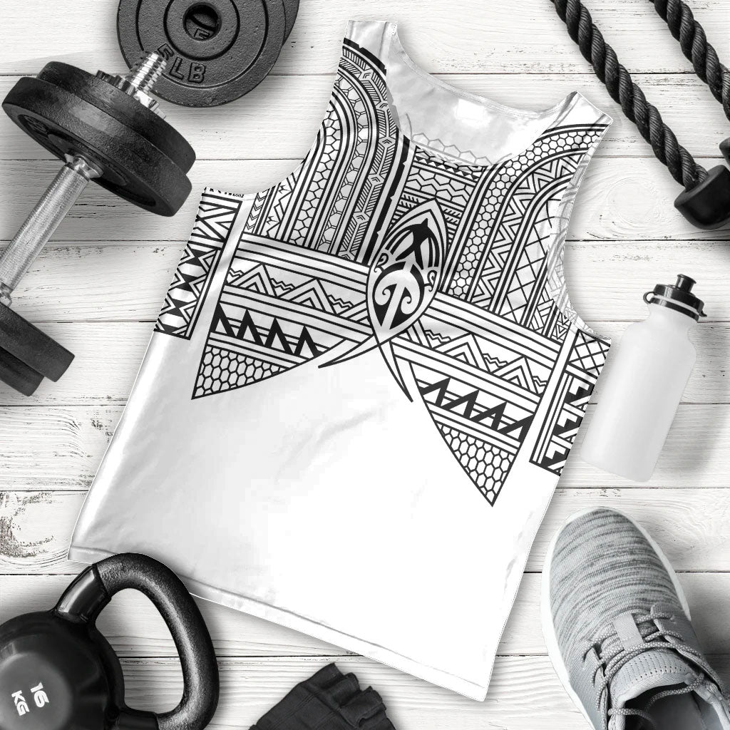 Philippines Igorot Tribal Inspired Men Tank Top White Version