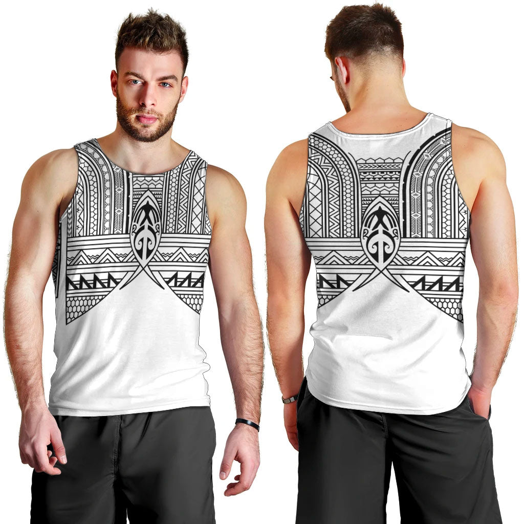 Philippines Igorot Tribal Inspired Men Tank Top White Version