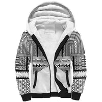 Philippines Igorot Tribal Inspired Sherpa Hoodie White Version