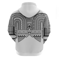 Philippines Igorot Tribal Inspired Zip Hoodie White Version