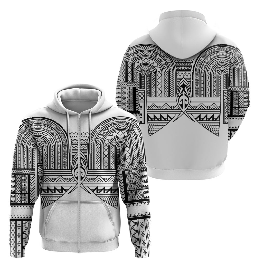 Philippines Igorot Tribal Inspired Zip Hoodie White Version