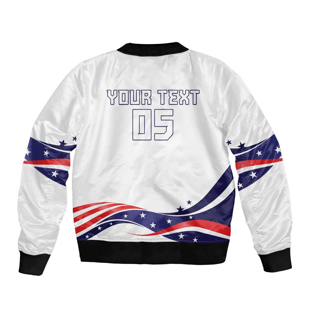 Custom USA 2024 Bomber Jacket Summer Sport Go United States LT05 - Wonder Print Shop