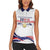 Custom USA 2024 Women Sleeveless Polo Shirt Summer Sport Go United States LT05 - Wonder Print Shop