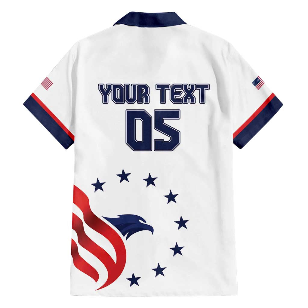 Custom USA 2024 Paris Family Matching Long Sleeve Bodycon Dress and Hawaiian Shirt United States Sport LT05 - Wonder Print Shop