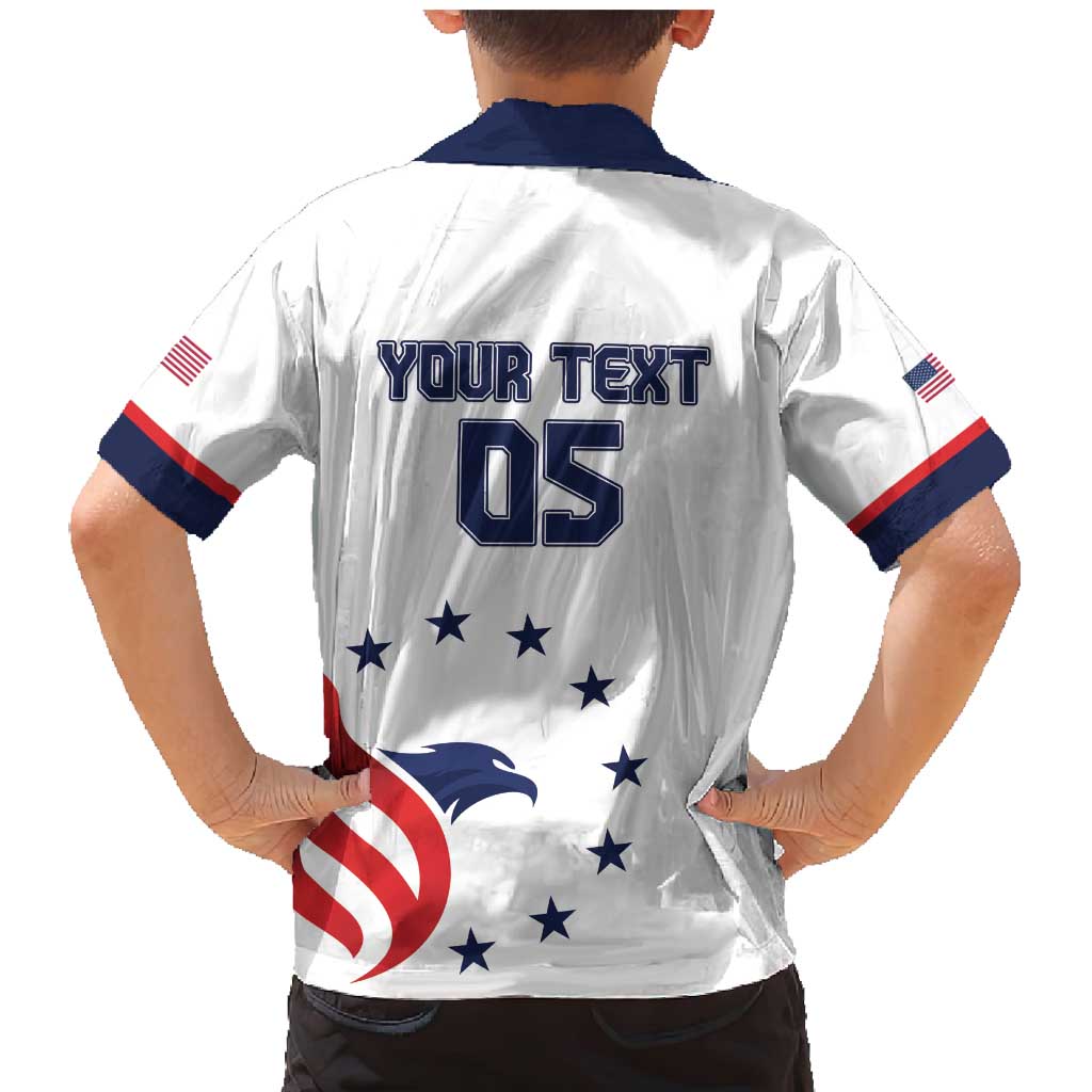 Custom USA 2024 Paris Family Matching Mermaid Dress and Hawaiian Shirt United States Sport LT05 - Wonder Print Shop