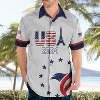 Custom USA 2024 Paris Hawaiian Shirt United States Sport LT05 - Wonder Print Shop