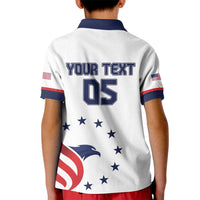Custom USA 2024 Paris Kid Polo Shirt United States Sport LT05 - Wonder Print Shop