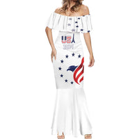 Custom USA 2024 Paris Mermaid Dress United States Sport LT05 - Wonder Print Shop
