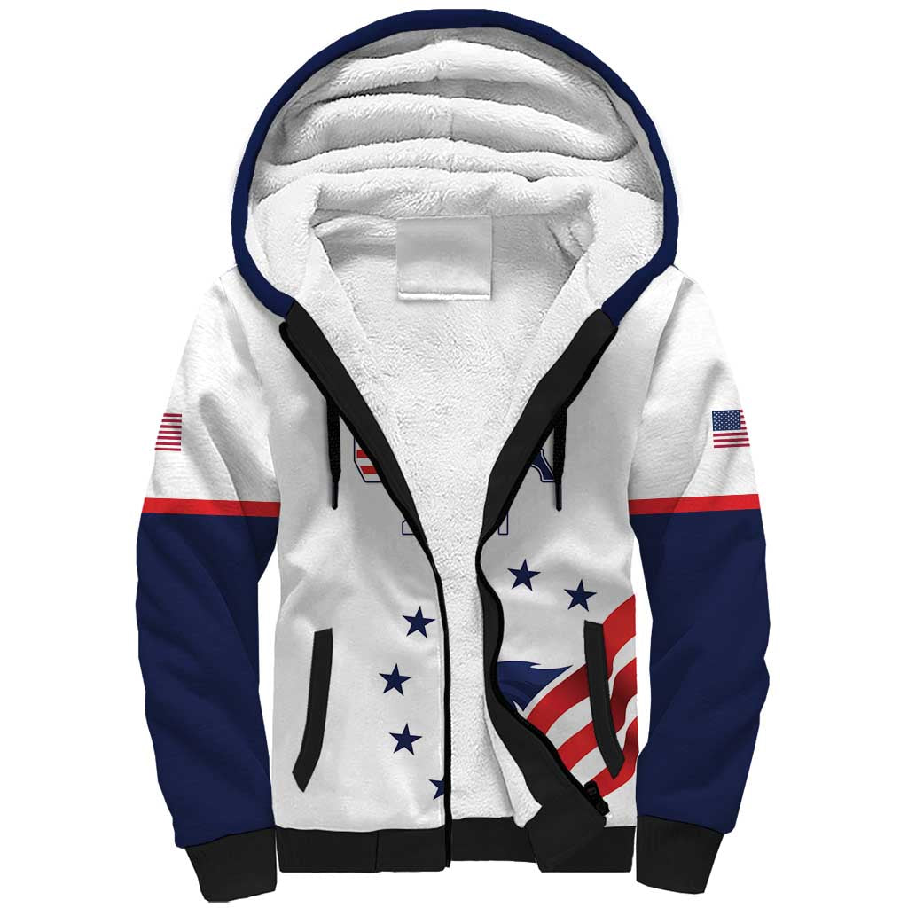 Custom USA 2024 Paris Sherpa Hoodie United States Sport LT05 - Wonder Print Shop