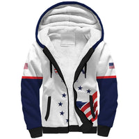 Custom USA 2024 Paris Sherpa Hoodie United States Sport LT05 - Wonder Print Shop