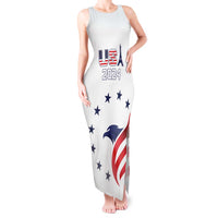 Custom USA 2024 Paris Tank Maxi Dress United States Sport LT05 - Wonder Print Shop