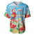 Hawaii Christmas Baseball Jersey Funny Macaw Parrot Tropical Vibe LT05 - Wonder Print Shop