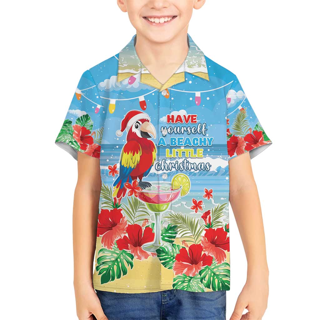 Hawaii Christmas Family Matching Summer Maxi Dress and Hawaiian Shirt Funny Macaw Parrot Tropical Vibe LT05 - Wonder Print Shop