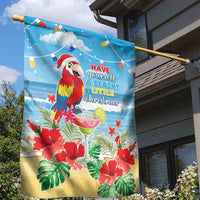 Hawaii Christmas Garden Flag Funny Macaw Parrot Tropical Vibe LT05 - Wonder Print Shop