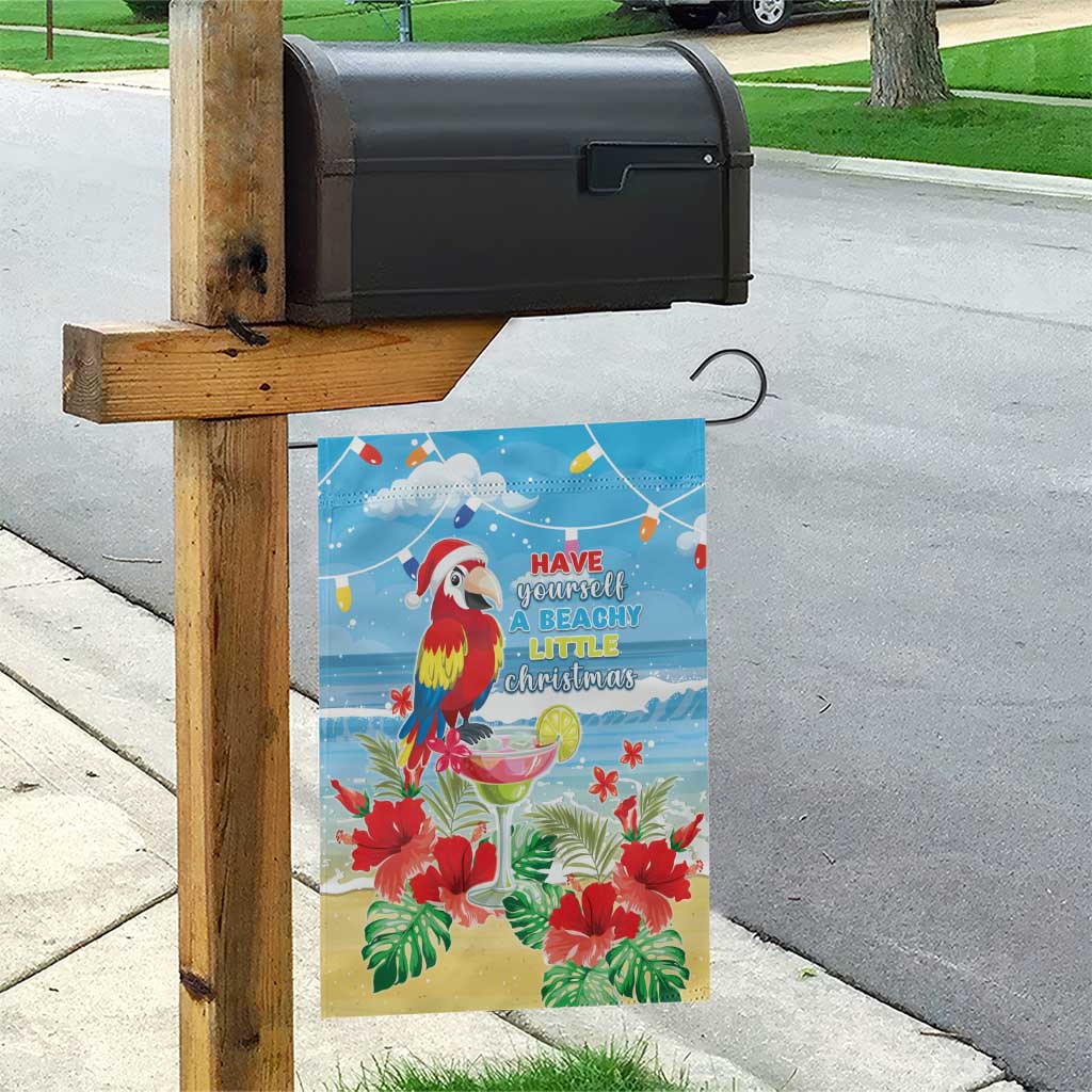 Hawaii Christmas Garden Flag Funny Macaw Parrot Tropical Vibe LT05 - Wonder Print Shop