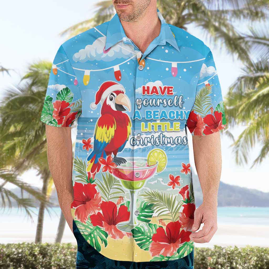 Hawaii Christmas Hawaiian Shirt Funny Macaw Parrot Tropical Vibe LT05 - Wonder Print Shop
