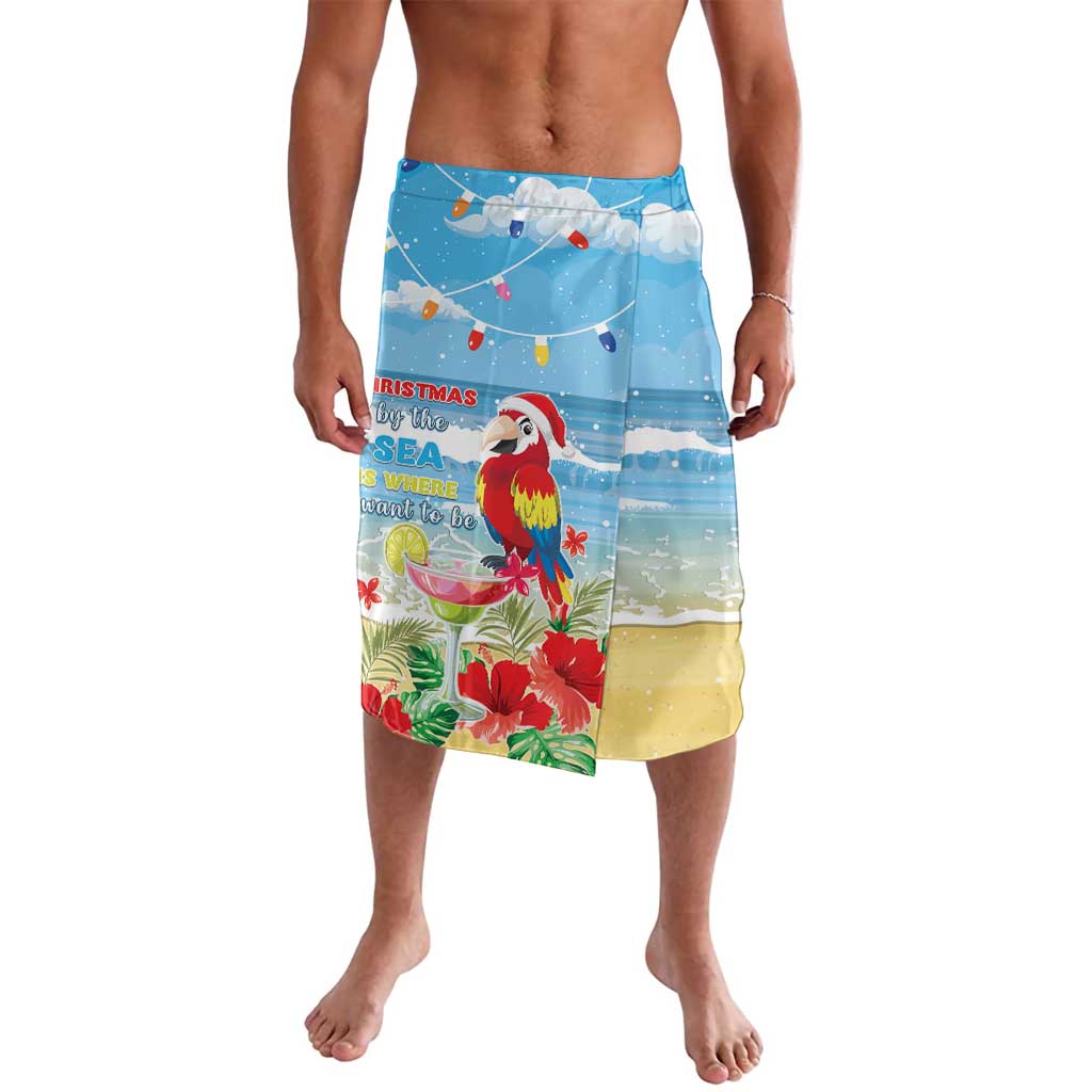 Hawaii Christmas Lavalava Funny Macaw Parrot Tropical Vibe LT05 - Wonder Print Shop