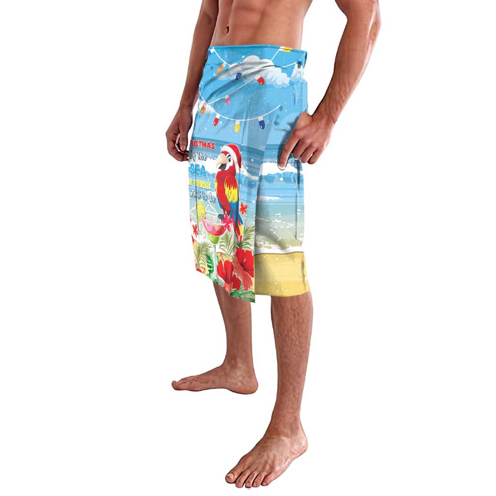 Hawaii Christmas Lavalava Funny Macaw Parrot Tropical Vibe LT05 - Wonder Print Shop