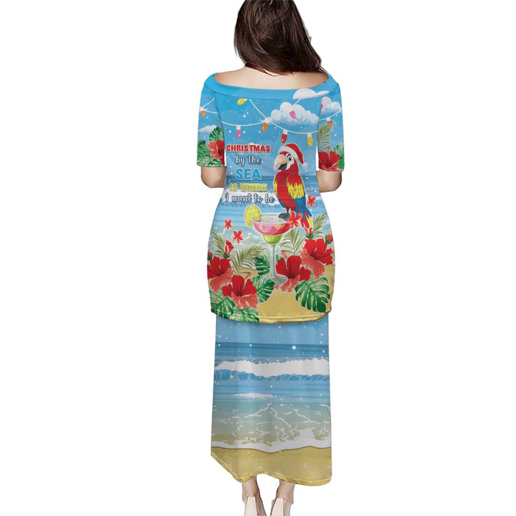 Hawaii Christmas Puletasi Funny Macaw Parrot Tropical Vibe LT05 - Wonder Print Shop