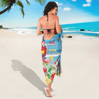 Hawaii Christmas Sarong Funny Macaw Parrot Tropical Vibe LT05 - Wonder Print Shop
