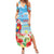 Hawaii Christmas Summer Maxi Dress Funny Macaw Parrot Tropical Vibe LT05 - Wonder Print Shop