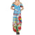Hawaii Christmas Summer Maxi Dress Funny Macaw Parrot Tropical Vibe LT05 - Wonder Print Shop
