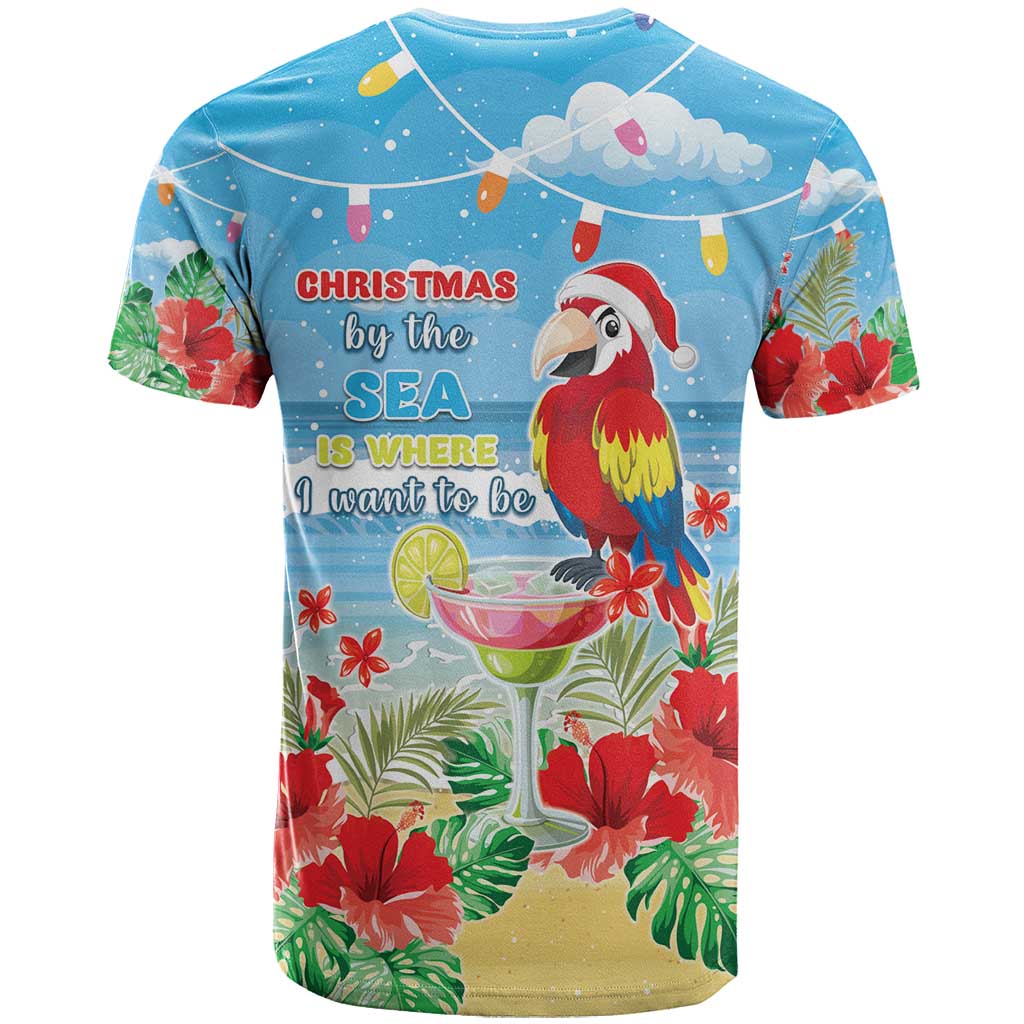 Hawaii Christmas T Shirt Funny Macaw Parrot Tropical Vibe LT05 - Wonder Print Shop