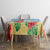 Hawaii Christmas Tablecloth Funny Macaw Parrot Tropical Vibe LT05 - Wonder Print Shop