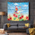 Hawaii Christmas Tapestry Funny Macaw Parrot Tropical Vibe LT05 - Wonder Print Shop