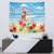 Hawaii Christmas Tapestry Funny Macaw Parrot Tropical Vibe LT05 - Wonder Print Shop