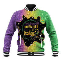 Mardi Gras Baseball Jacket Laissez Les Bons Temps Rouler