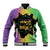 Mardi Gras Baseball Jacket Laissez Les Bons Temps Rouler