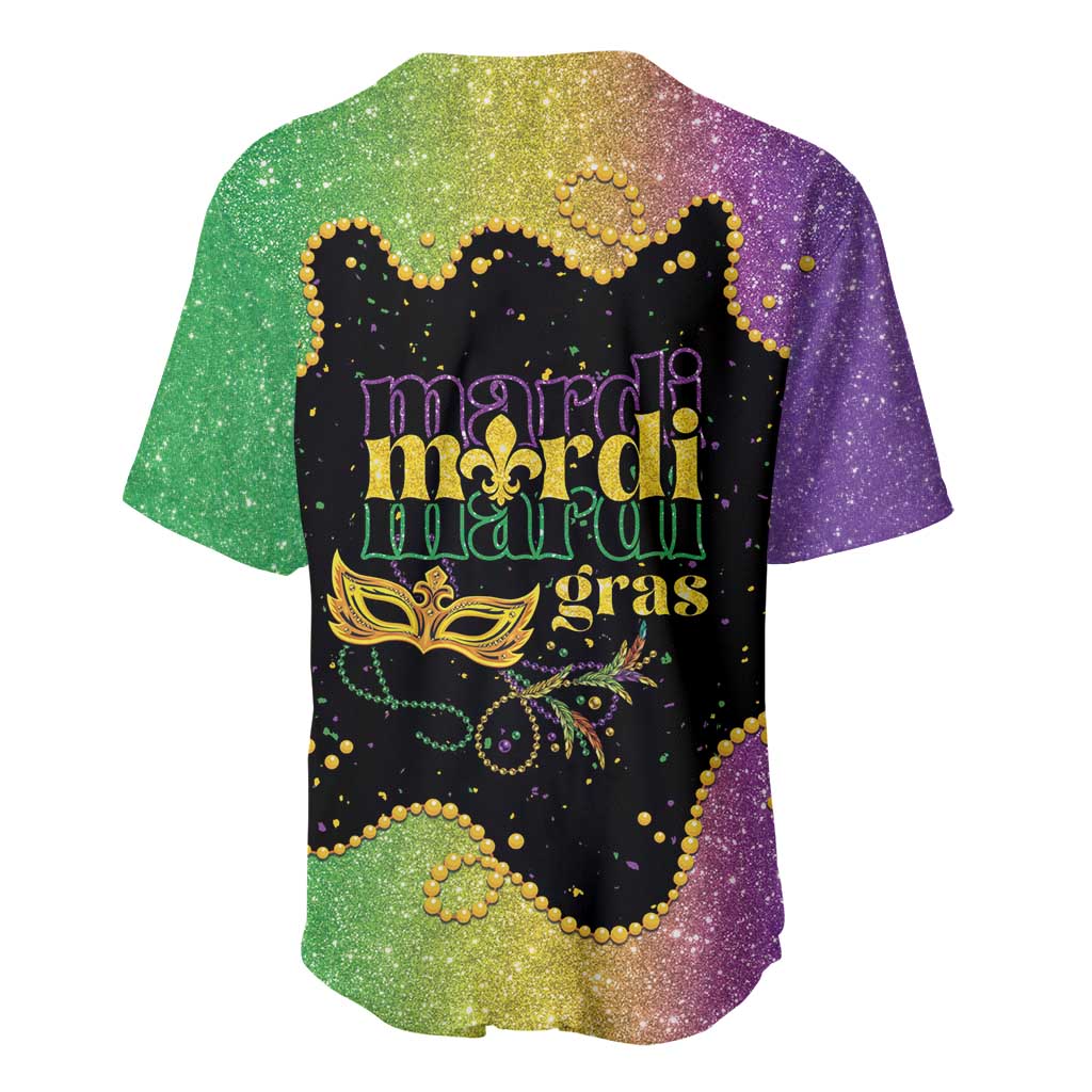 Mardi Gras Baseball Jersey Laissez Les Bons Temps Rouler