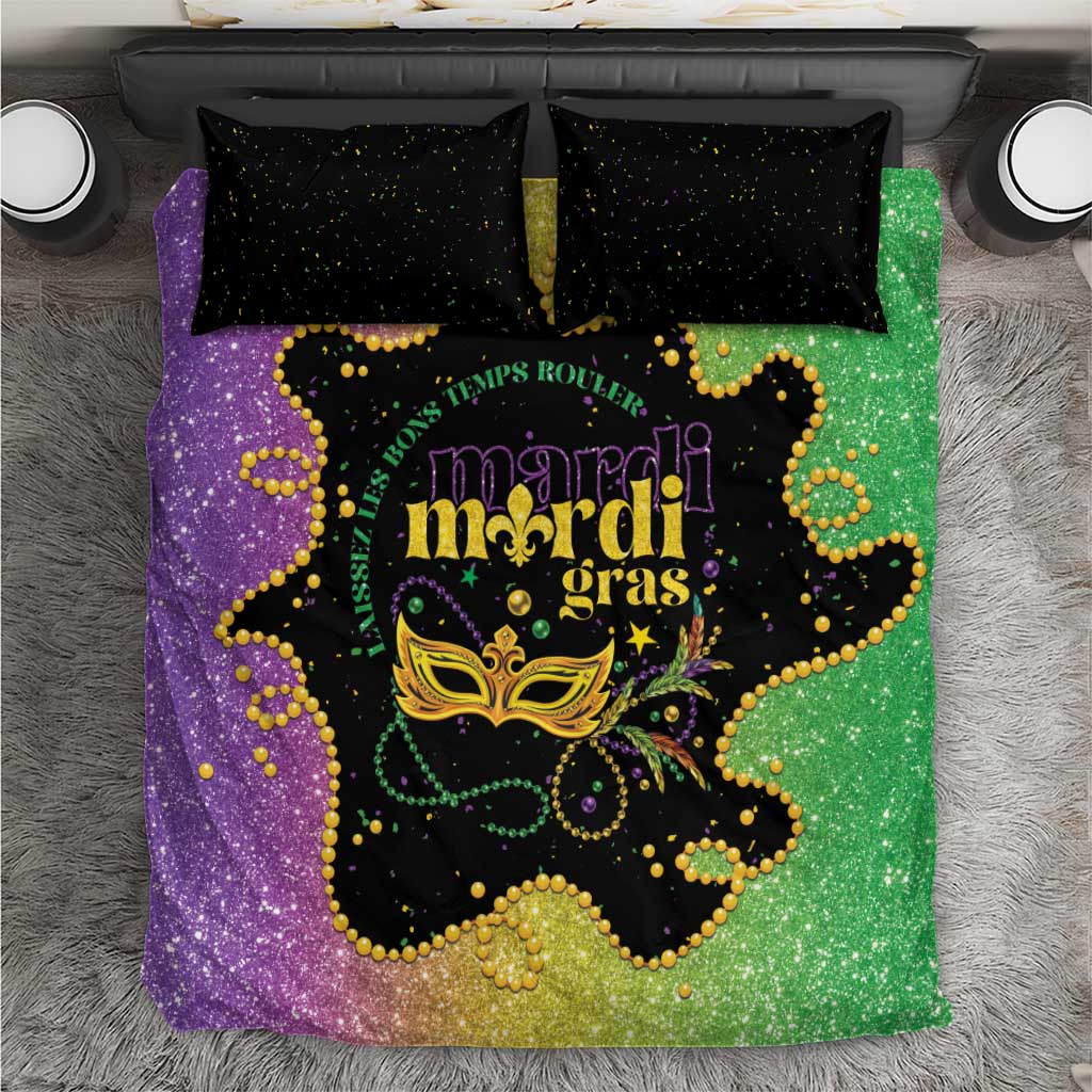 Mardi Gras Bedding Set Laissez Les Bons Temps Rouler