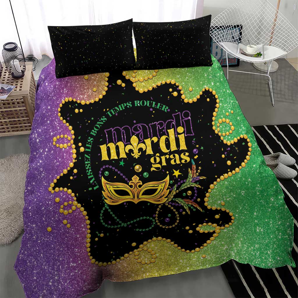 Mardi Gras Bedding Set Laissez Les Bons Temps Rouler