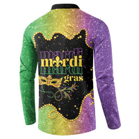 Mardi Gras Button Sweatshirt Laissez Les Bons Temps Rouler