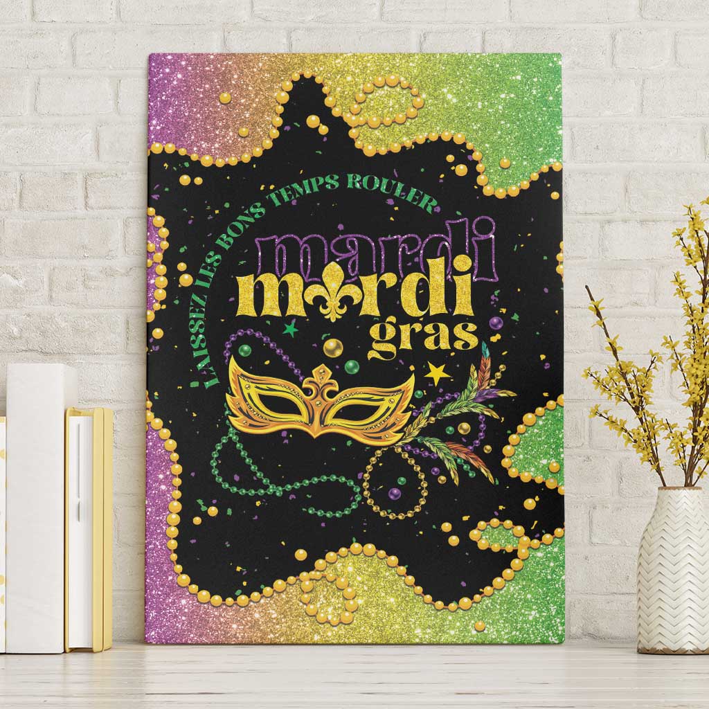 Mardi Gras Canvas Wall Art Laissez Les Bons Temps Rouler