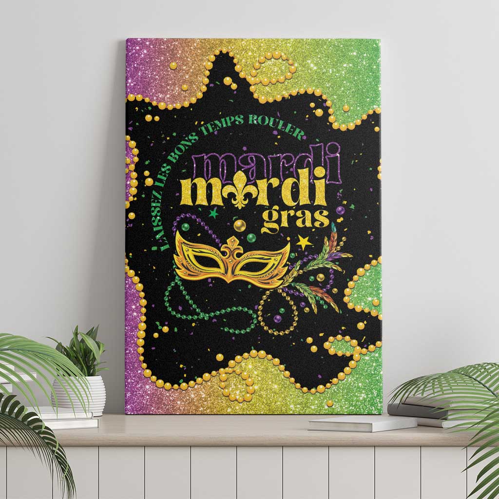 Mardi Gras Canvas Wall Art Laissez Les Bons Temps Rouler